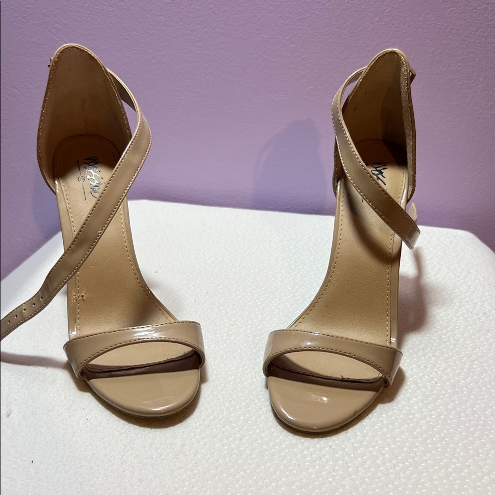 ✨ Nude Strappy High Heel Sandals – Classic & Chic ✨